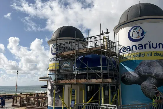 Bournemouth Oceanarium Scaffolding