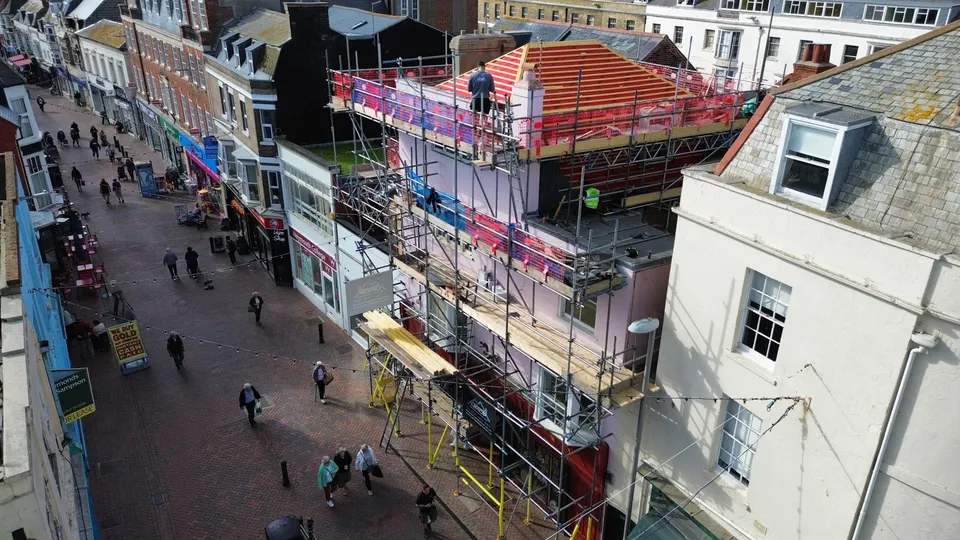 Weymouth Roof Replacement Project – Full Scaffolding & New Roof Installation