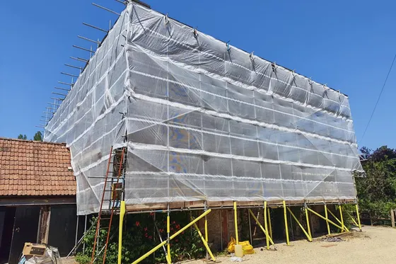 Temporary Roof, Birdcage and Shoring Scaffold in Sherborne