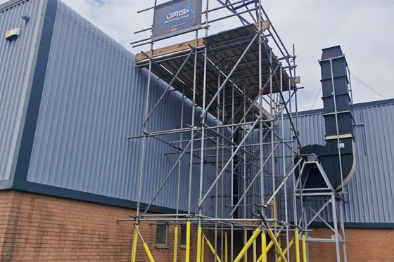 Commercial Scaffolding for Solar Installation in Woolsbridge