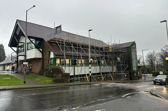 Crowborough Town Council – Solar Panel Scaffolding Installation